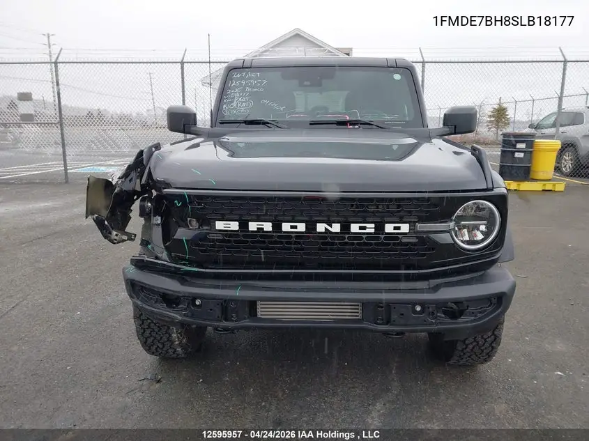 2025 Ford Bronco Big Bend VIN: 1FMDE7BH8SLB18177 Lot: 12595957