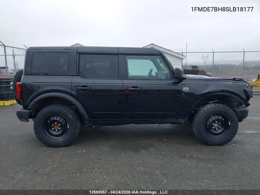 2025 Ford Bronco Big Bend VIN: 1FMDE7BH8SLB18177 Lot: 12595957