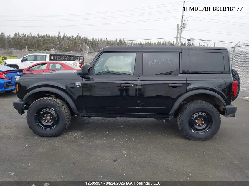 2025 Ford Bronco Big Bend VIN: 1FMDE7BH8SLB18177 Lot: 12595957