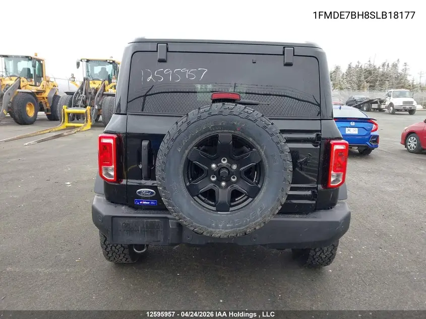 2025 Ford Bronco Big Bend VIN: 1FMDE7BH8SLB18177 Lot: 12595957