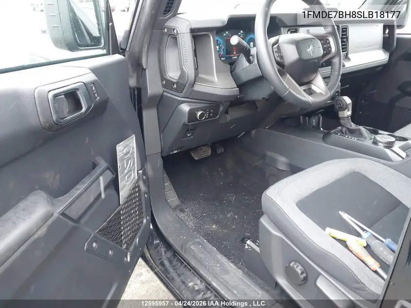 2025 Ford Bronco Big Bend VIN: 1FMDE7BH8SLB18177 Lot: 12595957