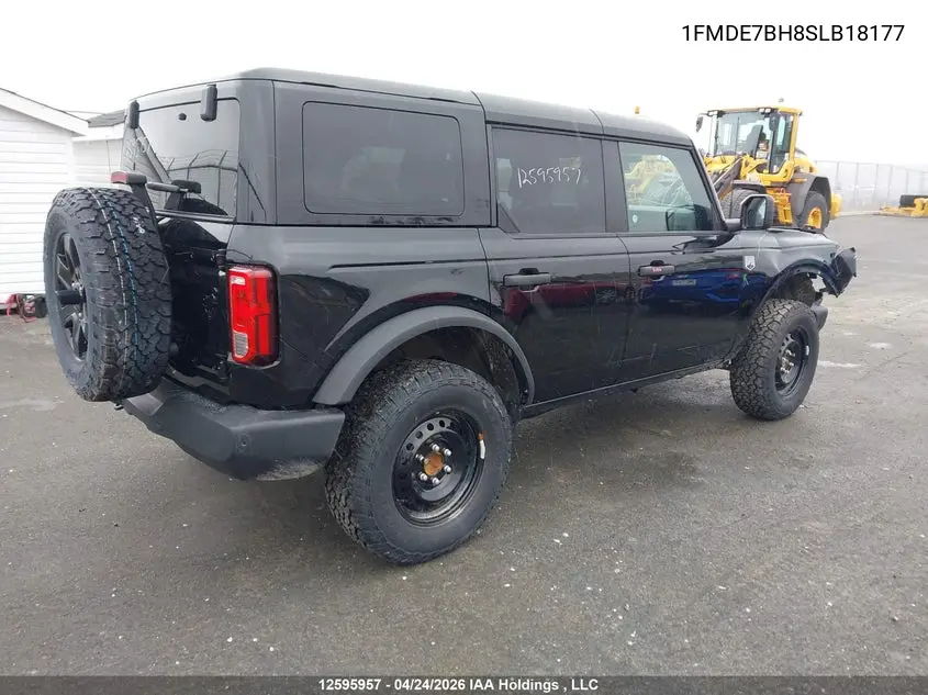 2025 Ford Bronco Big Bend VIN: 1FMDE7BH8SLB18177 Lot: 12595957