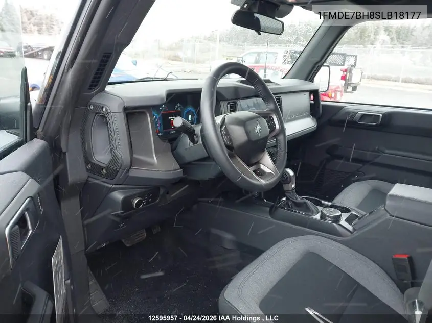 2025 Ford Bronco Big Bend VIN: 1FMDE7BH8SLB18177 Lot: 12595957