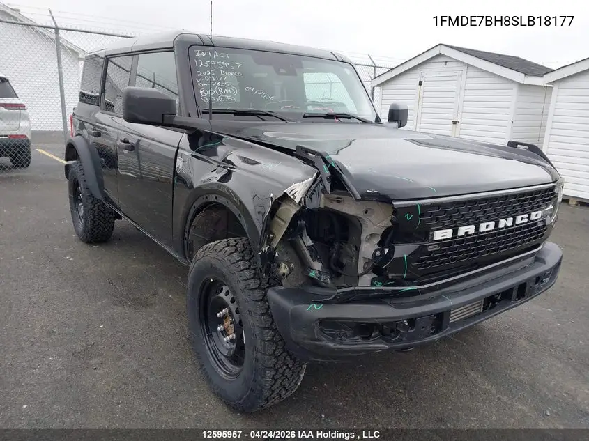 2025 Ford Bronco Big Bend VIN: 1FMDE7BH8SLB18177 Lot: 12595957