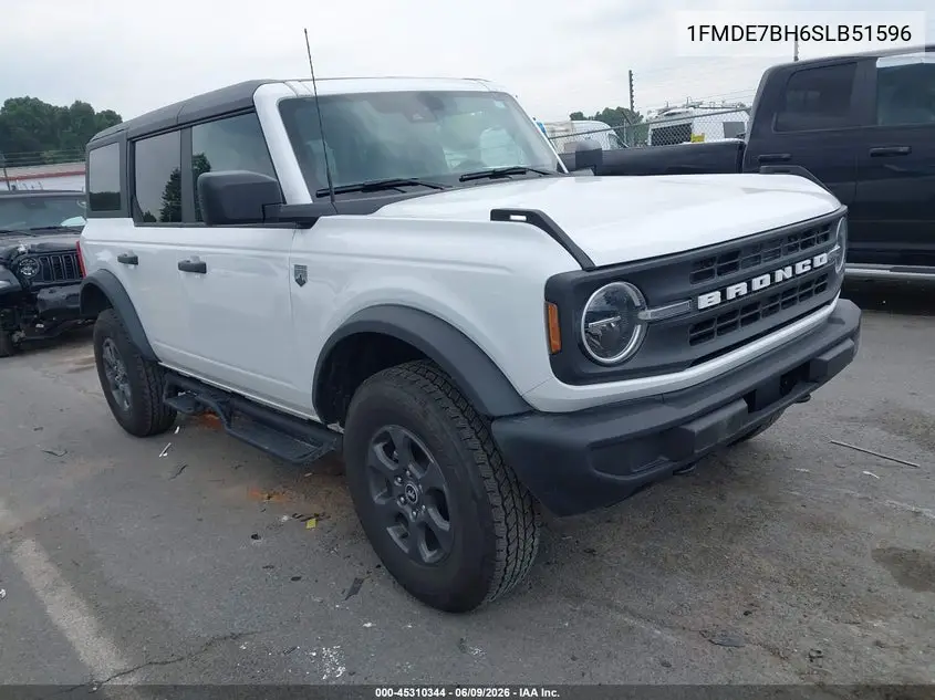 2025 Ford Bronco Big Bend VIN: 1FMDE7BH6SLB51596 Lot: 45310344