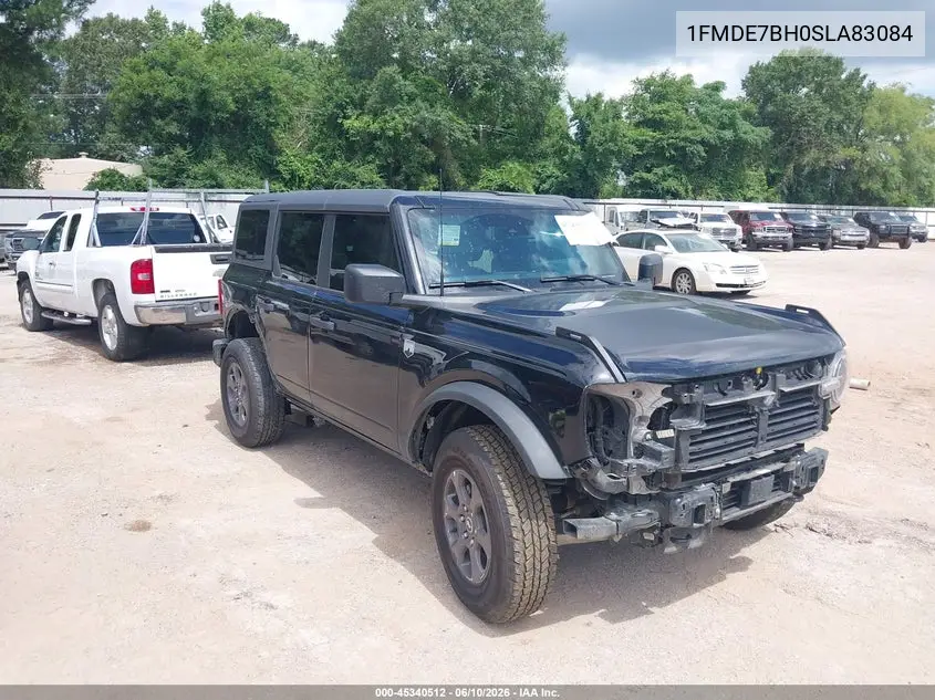2025 Ford Bronco Big Bend VIN: 1FMDE7BH0SLA83084 Lot: 45340512