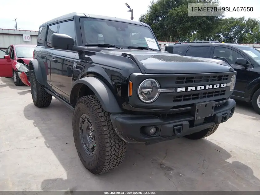2025 Ford Bronco Big Bend VIN: 1FMEE7BH9SLA67650 Lot: 45429403