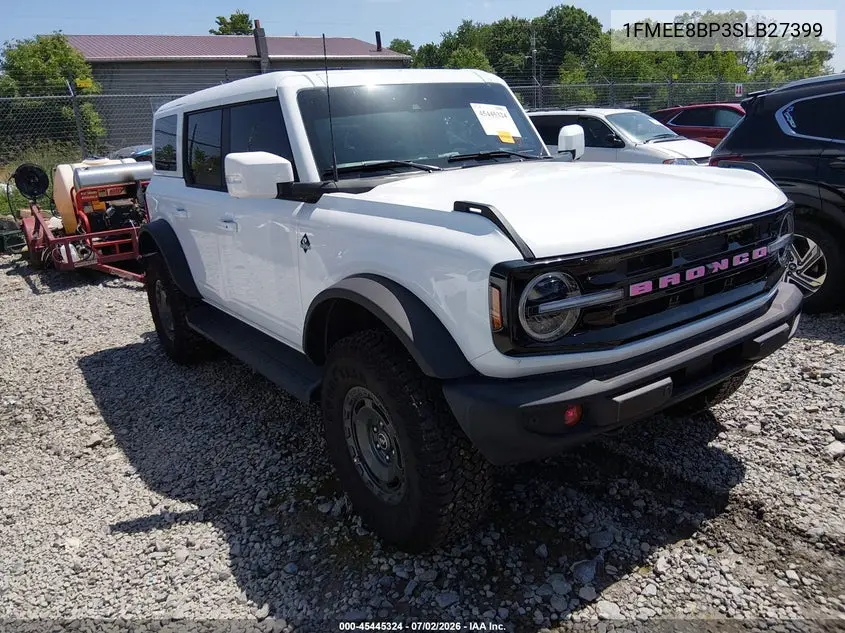 2025 Ford Bronco Outer Banks VIN: 1FMEE8BP3SLB27399 Lot: 45445324