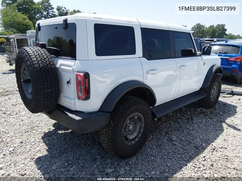 2025 Ford Bronco Outer Banks VIN: 1FMEE8BP3SLB27399 Lot: 45445324