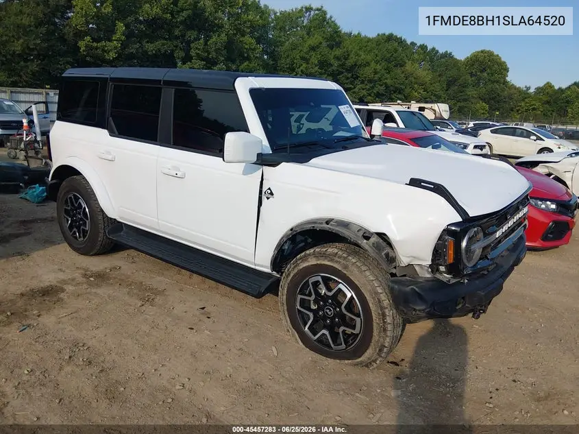 2025 Ford Bronco Outer Banks VIN: 1FMDE8BH1SLA64520 Lot: 45457283