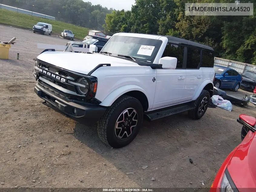 2025 Ford Bronco Outer Banks VIN: 1FMDE8BH1SLA64520 Lot: 45457283