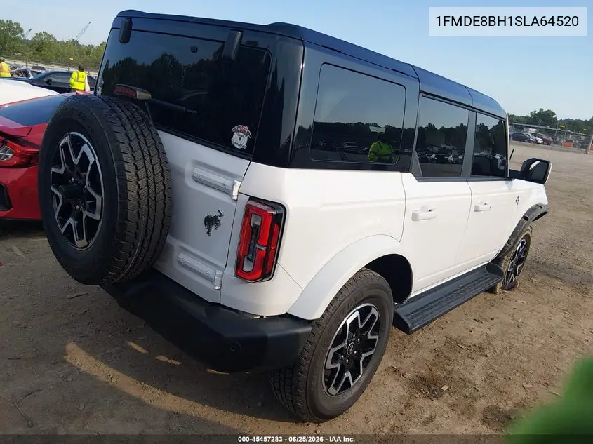 2025 Ford Bronco Outer Banks VIN: 1FMDE8BH1SLA64520 Lot: 45457283