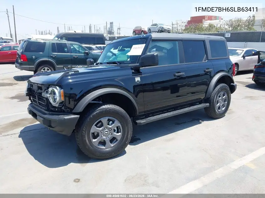 2025 Ford Bronco Big Bend VIN: 1FMDE7BH6SLB63411 Lot: 45461632