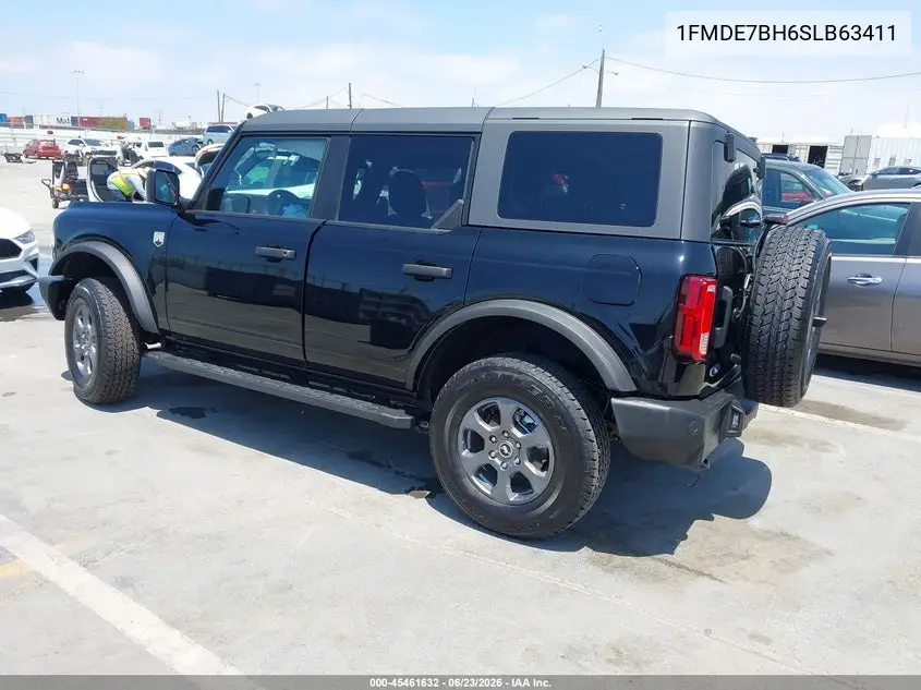 2025 Ford Bronco Big Bend VIN: 1FMDE7BH6SLB63411 Lot: 45461632