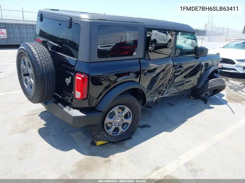 2025 Ford Bronco Big Bend VIN: 1FMDE7BH6SLB63411 Lot: 45461632