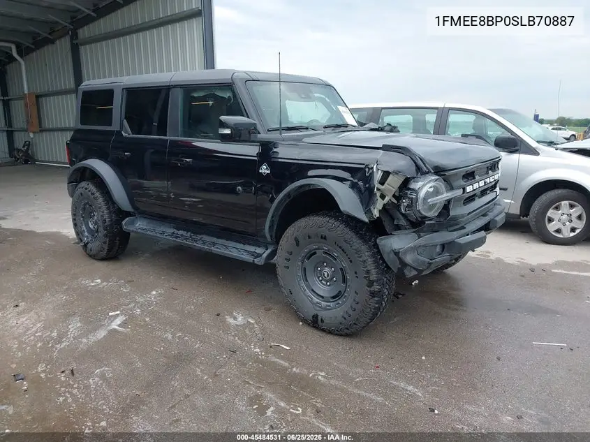 2025 Ford Bronco Outer Banks VIN: 1FMEE8BP0SLB70887 Lot: 45484531