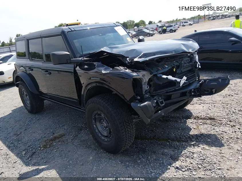 2025 Ford Bronco Badlands VIN: 1FMEE9BP3SLB27490 Lot: 45539827