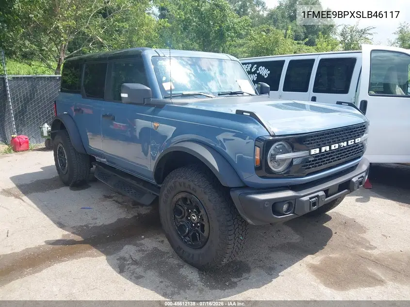 2025 Ford Bronco Badlands VIN: 1FMEE9BPXSLB46117 Lot: 45612138