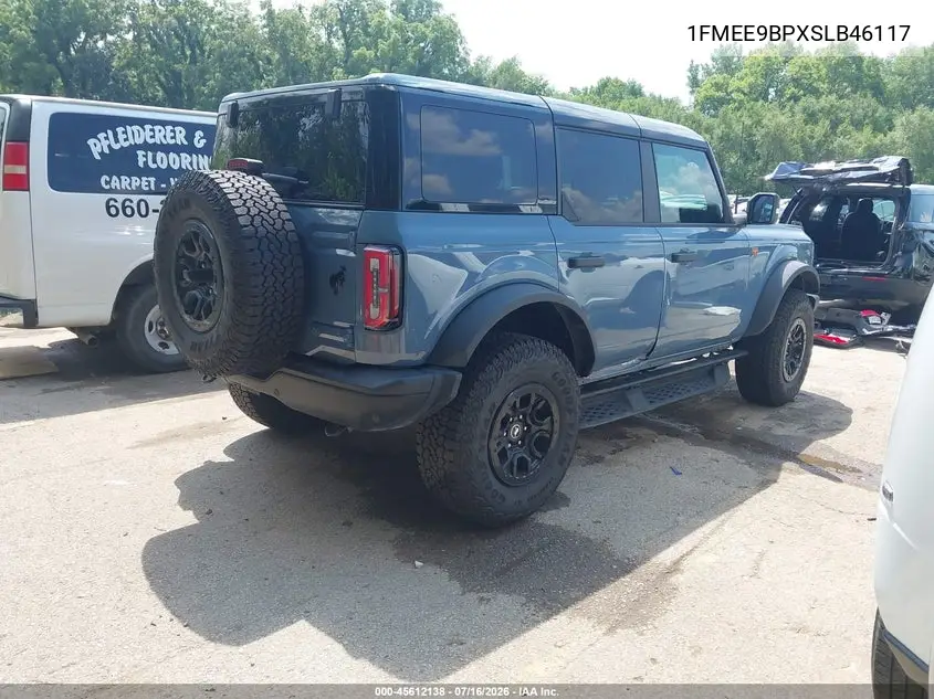 2025 Ford Bronco Badlands VIN: 1FMEE9BPXSLB46117 Lot: 45612138