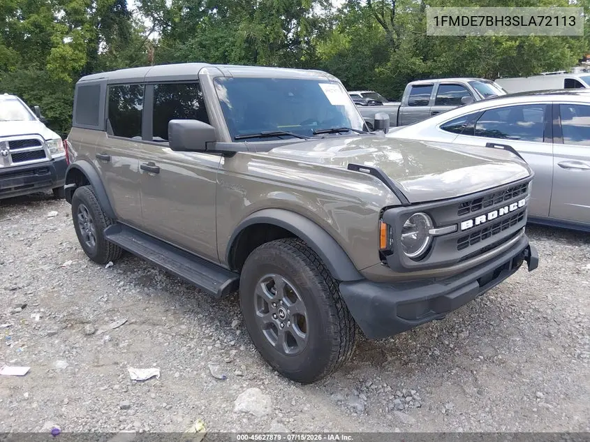 2025 Ford Bronco Big Bend VIN: 1FMDE7BH3SLA72113 Lot: 45627879