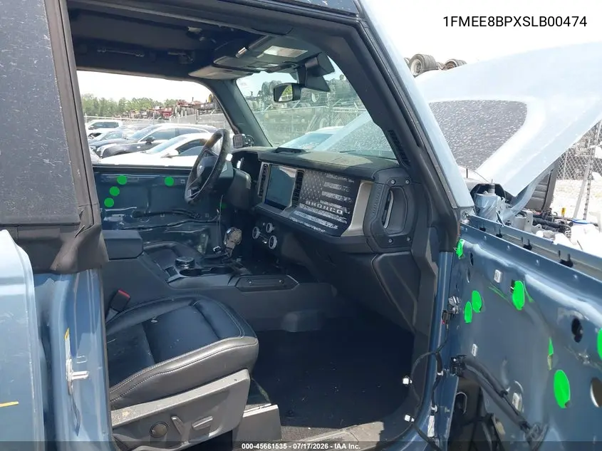 2025 Ford Bronco Outer Banks VIN: 1FMEE8BPXSLB00474 Lot: 45661535