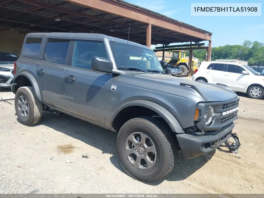 2026 Ford Bronco Big Bend VIN: 1FMDE7BH1TLA51908 Lot: 45349957