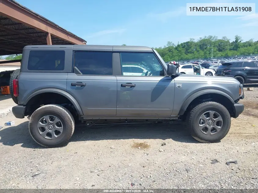 2026 Ford Bronco Big Bend VIN: 1FMDE7BH1TLA51908 Lot: 45349957