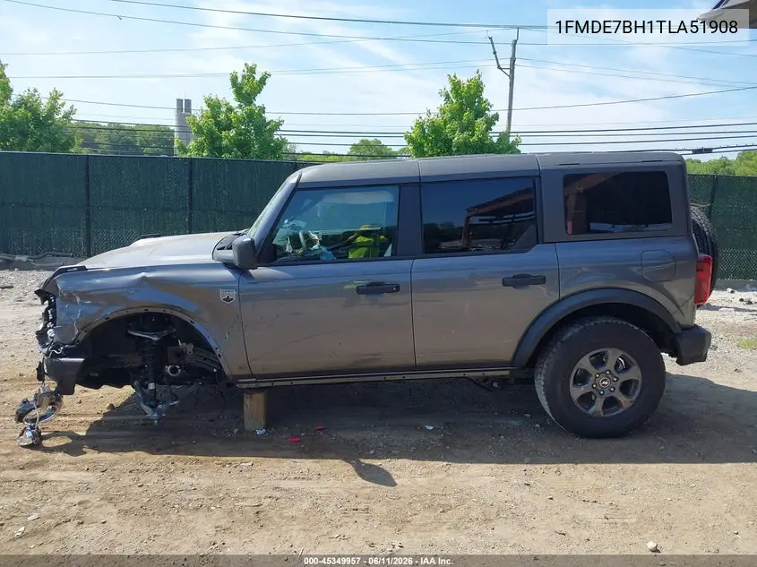 2026 Ford Bronco Big Bend VIN: 1FMDE7BH1TLA51908 Lot: 45349957