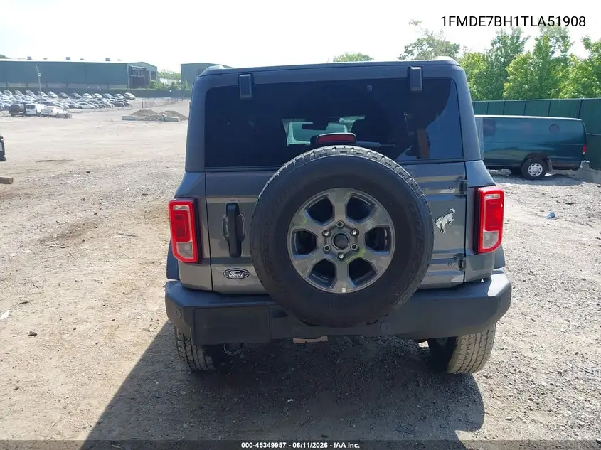 2026 Ford Bronco Big Bend VIN: 1FMDE7BH1TLA51908 Lot: 45349957
