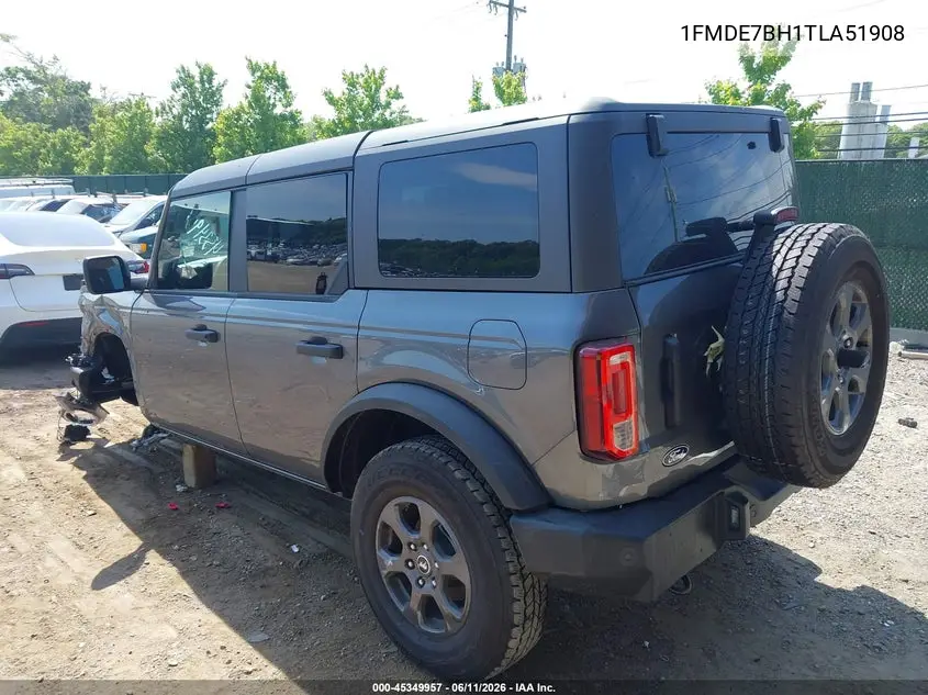 2026 Ford Bronco Big Bend VIN: 1FMDE7BH1TLA51908 Lot: 45349957