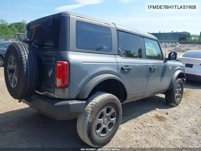 2026 Ford Bronco Big Bend VIN: 1FMDE7BH1TLA51908 Lot: 45349957