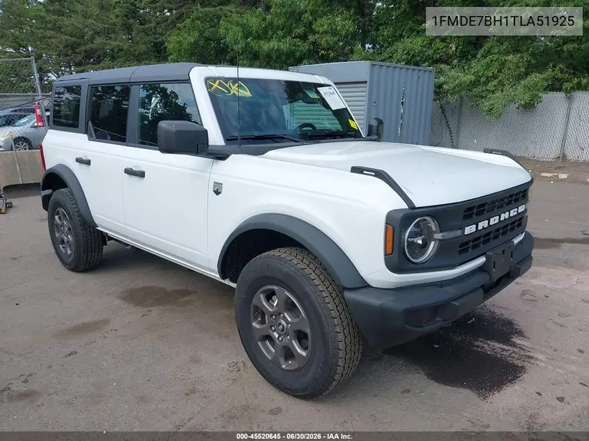 2026 Ford Bronco Big Bend VIN: 1FMDE7BH1TLA51925 Lot: 45520645