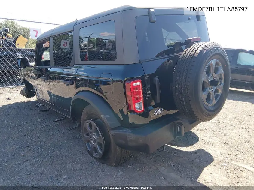 2026 Ford Bronco Big Bend VIN: 1FMDE7BH1TLA85797 Lot: 45566533