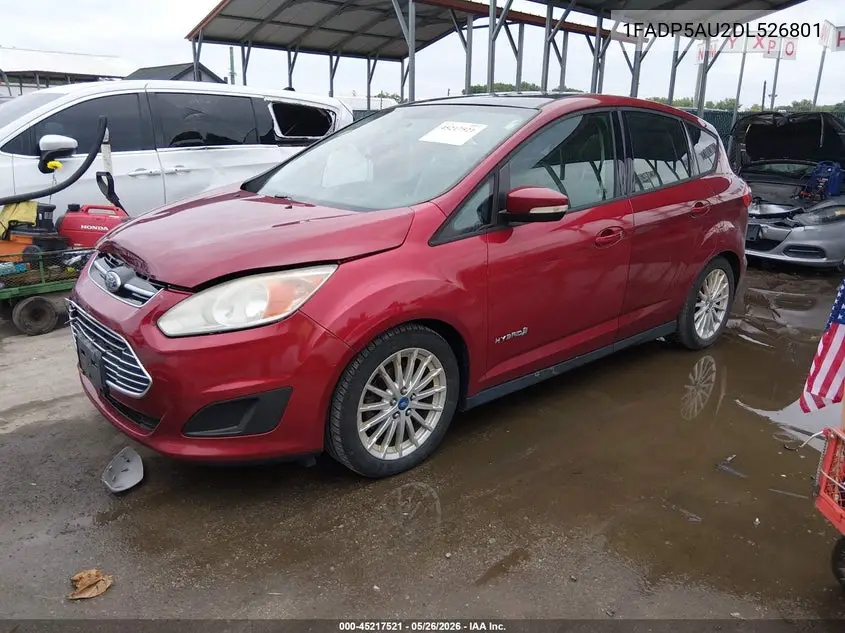 2013 Ford C-Max Hybrid Se VIN: 1FADP5AU2DL526801 Lot: 45217521