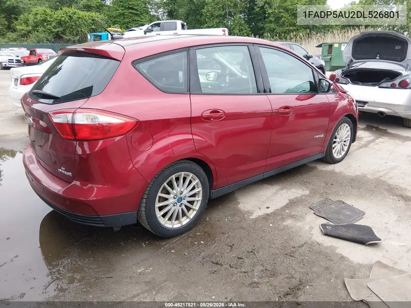 2013 Ford C-Max Hybrid Se VIN: 1FADP5AU2DL526801 Lot: 45217521