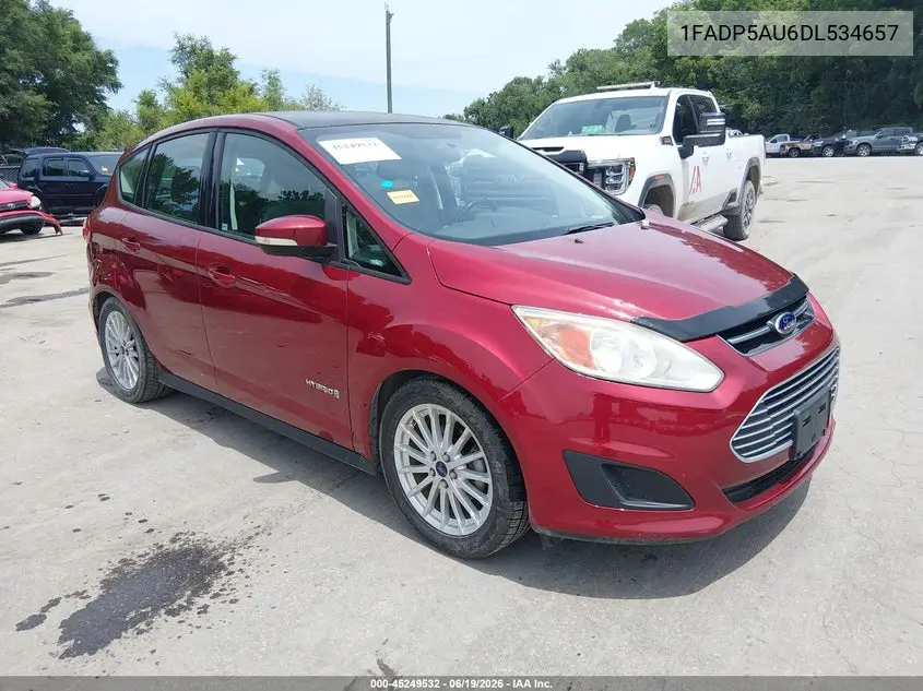 2013 Ford C-Max Hybrid Se VIN: 1FADP5AU6DL534657 Lot: 45249532
