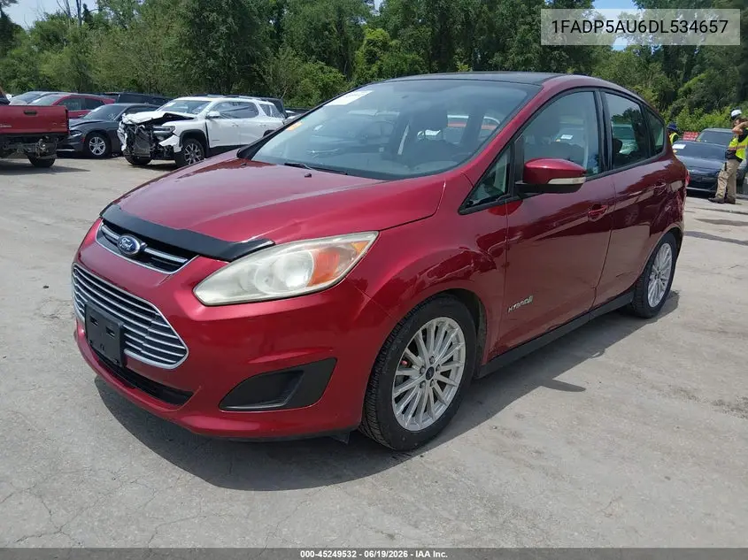 2013 Ford C-Max Hybrid Se VIN: 1FADP5AU6DL534657 Lot: 45249532