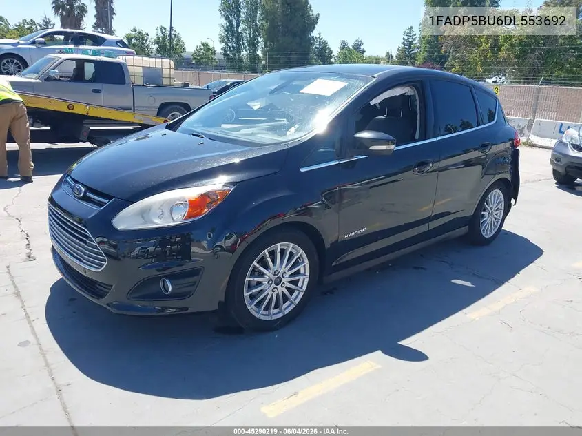 2013 Ford C-Max Hybrid Sel VIN: 1FADP5BU6DL553692 Lot: 45290219
