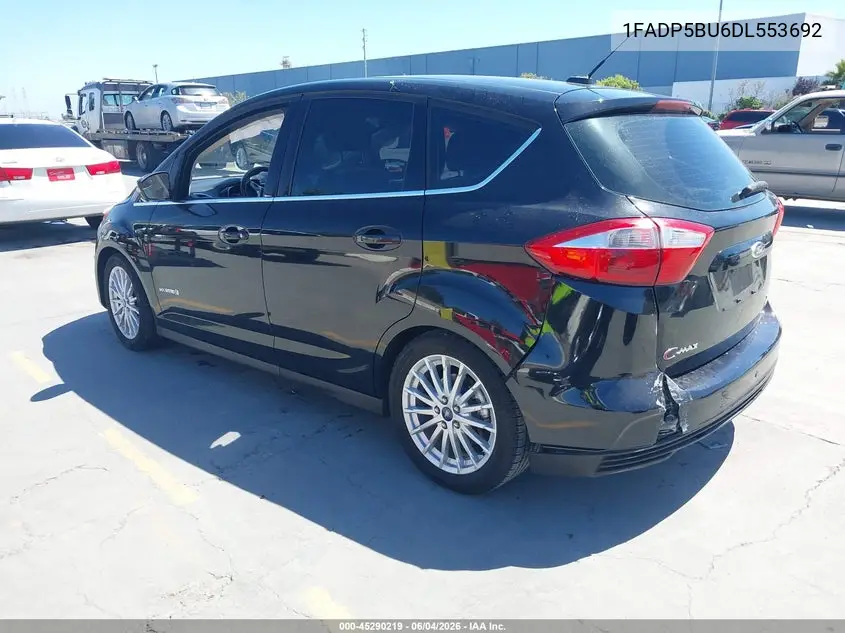 2013 Ford C-Max Hybrid Sel VIN: 1FADP5BU6DL553692 Lot: 45290219