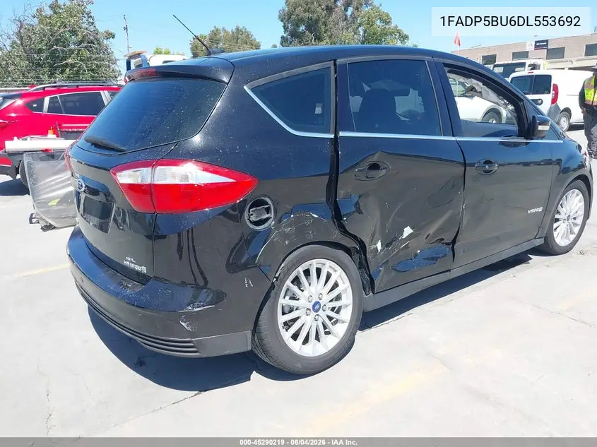 2013 Ford C-Max Hybrid Sel VIN: 1FADP5BU6DL553692 Lot: 45290219