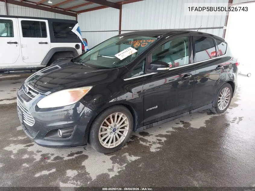 2013 Ford C-Max Hybrid Sel VIN: 1FADP5BU5DL526743 Lot: 45293124