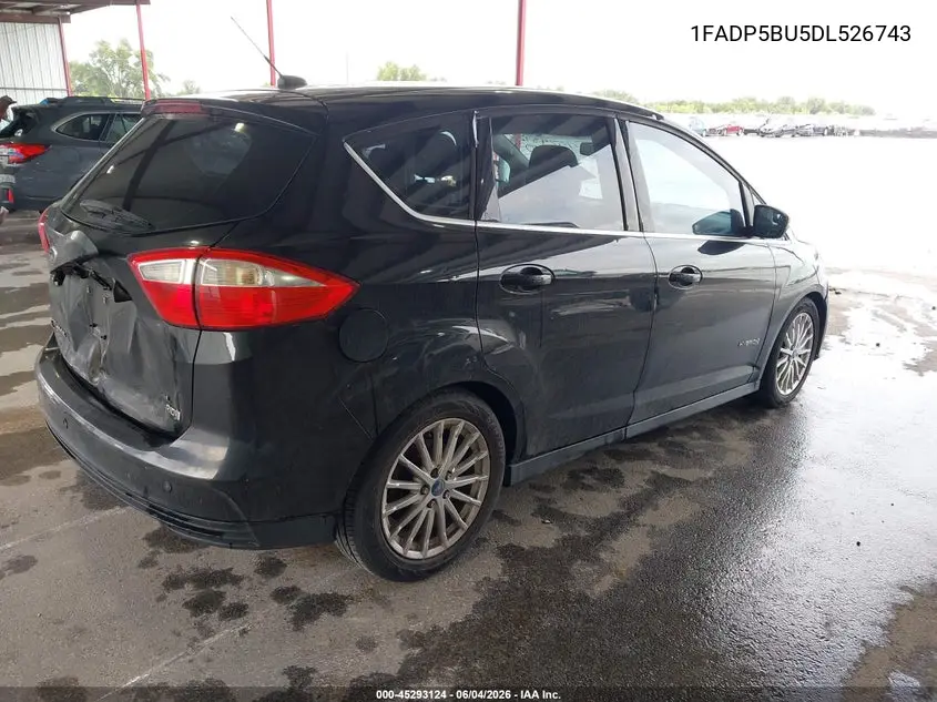 2013 Ford C-Max Hybrid Sel VIN: 1FADP5BU5DL526743 Lot: 45293124