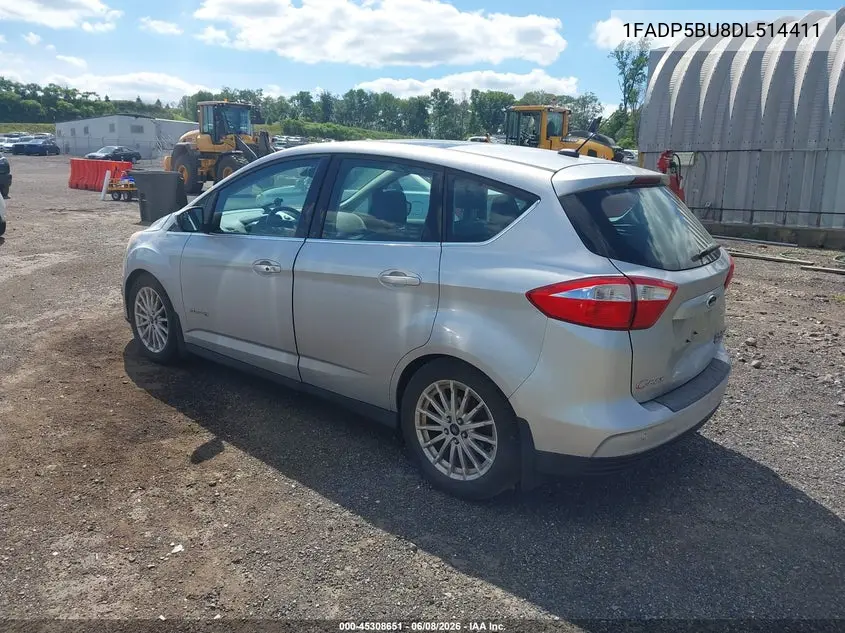 2013 Ford C-Max Hybrid Sel VIN: 1FADP5BU8DL514411 Lot: 45308651