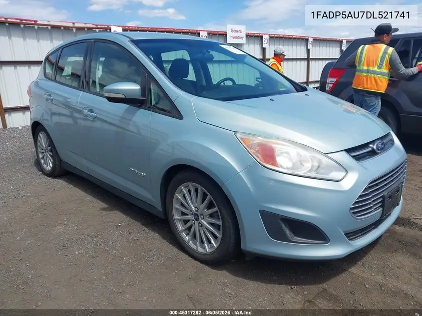 2013 Ford C-Max Hybrid Se VIN: 1FADP5AU7DL521741 Lot: 45317282