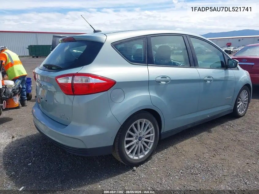 2013 Ford C-Max Hybrid Se VIN: 1FADP5AU7DL521741 Lot: 45317282
