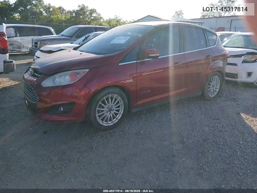 2013 Ford C-Max Sel VIN: 1FADP5BU5DL545597 Lot: 45317814
