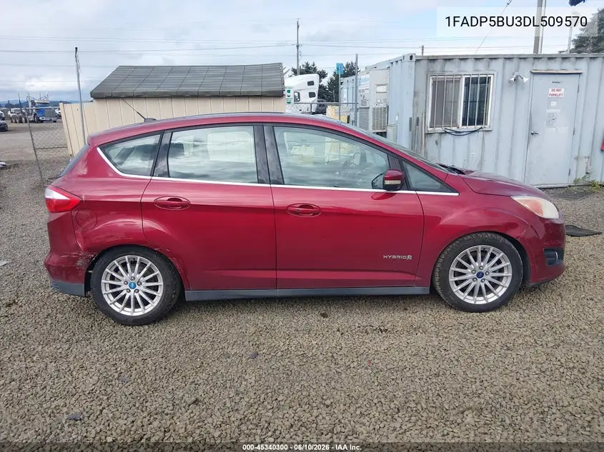 2013 Ford C-Max Hybrid Sel VIN: 1FADP5BU3DL509570 Lot: 45340300