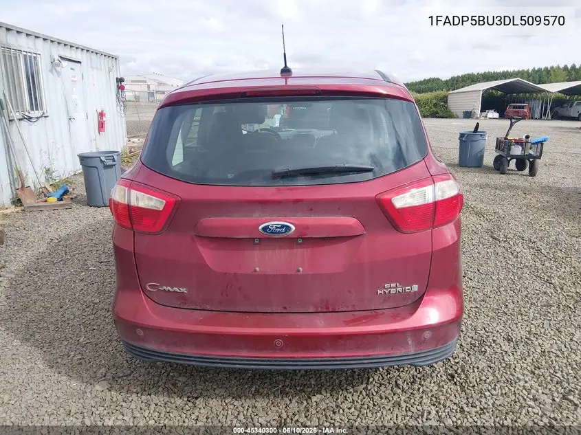 2013 Ford C-Max Hybrid Sel VIN: 1FADP5BU3DL509570 Lot: 45340300
