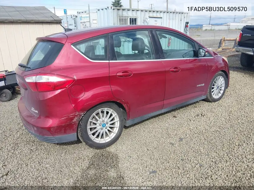 2013 Ford C-Max Hybrid Sel VIN: 1FADP5BU3DL509570 Lot: 45340300