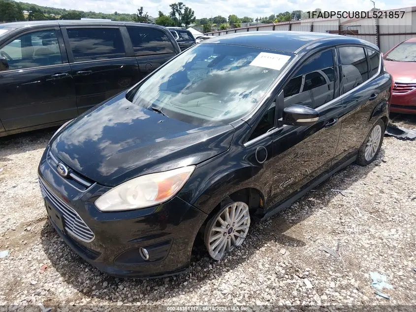 2013 Ford C-Max Energi Sel VIN: 1FADP5CU8DL521857 Lot: 45351717